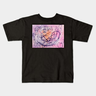 Fairy flowed abstract painting Kids T-Shirt